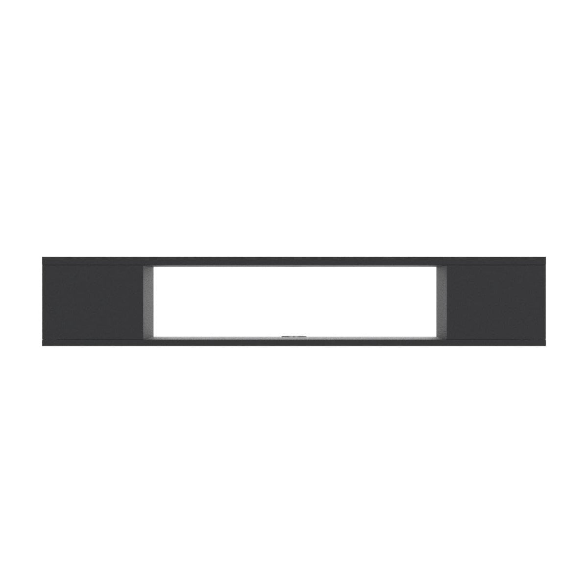 Black Wall Mounted Floating TV Stand with Storage I337
