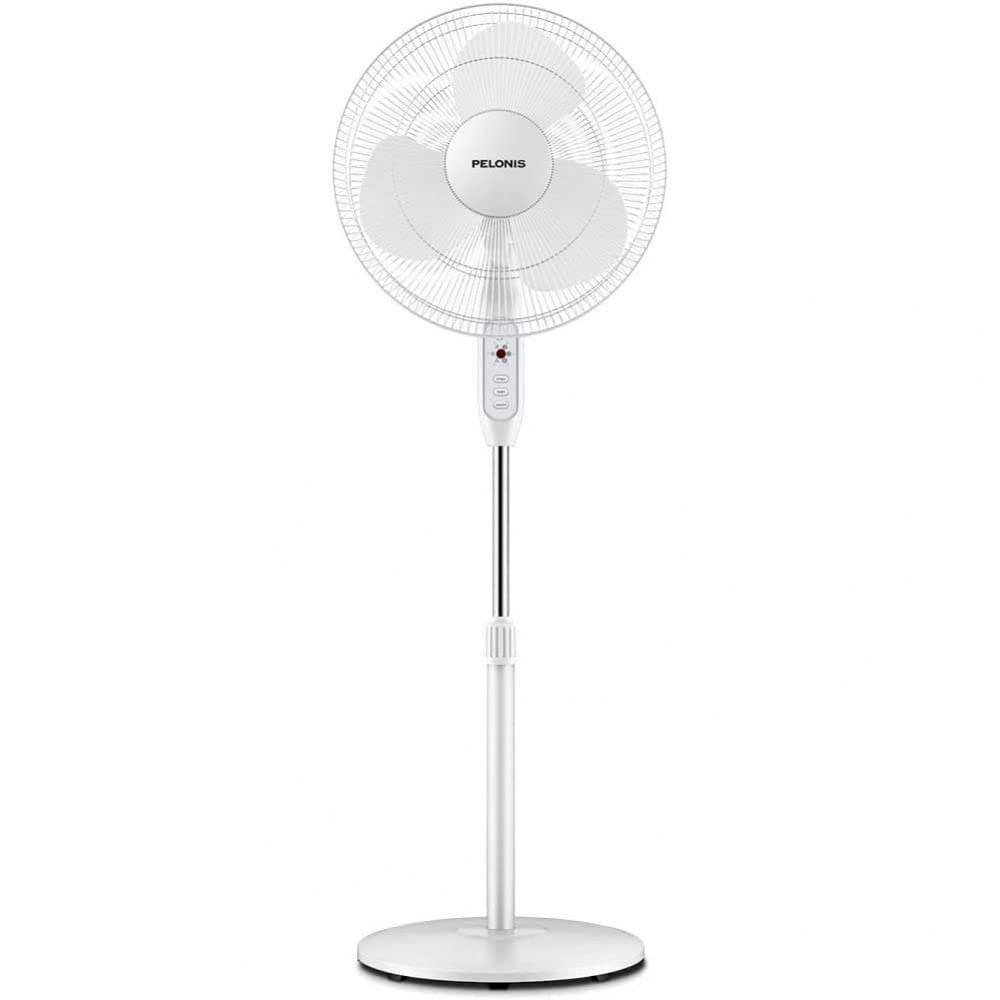 16" Adjustable Oscillating Pedestal Fan with Remote M423166