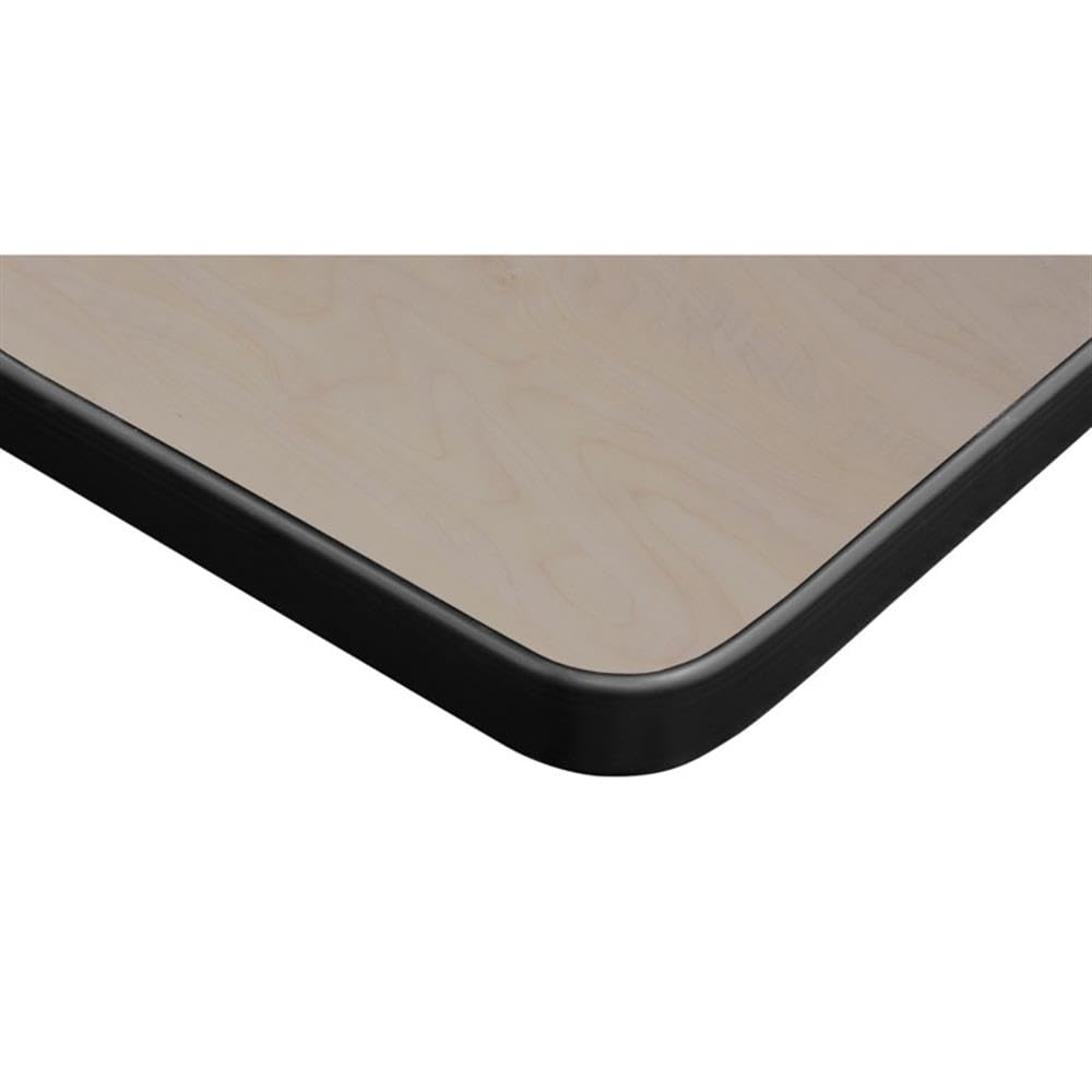 42" Square Mobile Table with 4 Blue Chairs R5856
