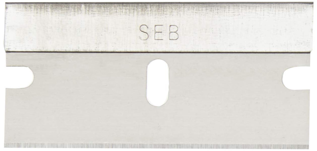 Single Edge Razor Blades, High Carbon Steel, 100-Pack M24324