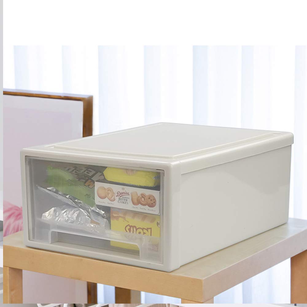 17.8 Quart 4 Pcs Plastic Stacking Storage Drawer E646730
