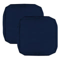 Patio Cushion Covers 16x16x2.5 Navy Blue 2 Packs K77597
