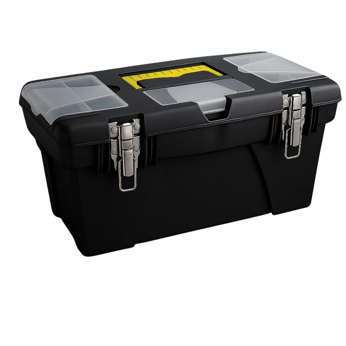 Plastic Tool Box with Metal Latches V7129