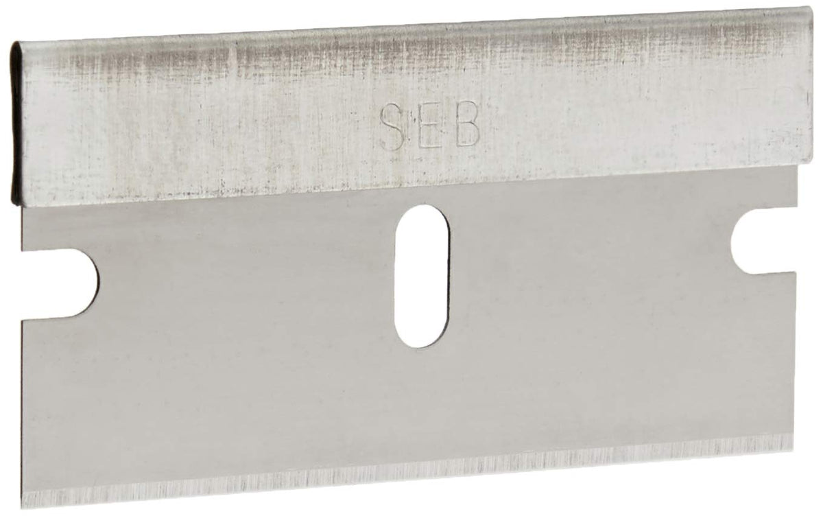 Single Edge Razor Blades, High Carbon Steel, 100-Pack M24324