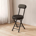 Black Padded Folding Stool X968059