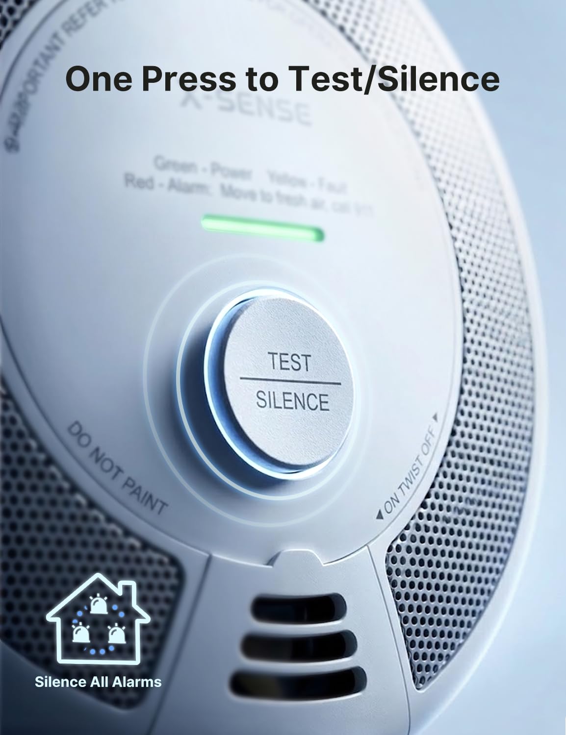 Interconnected Smoke and CO Detector Y1448