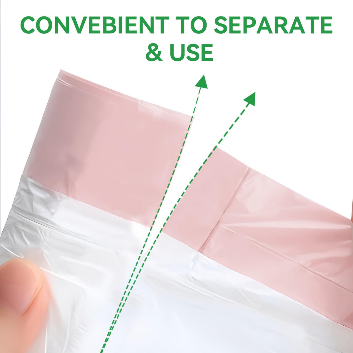 13 Gallon White Unscented Drawstring Trash Bags P697