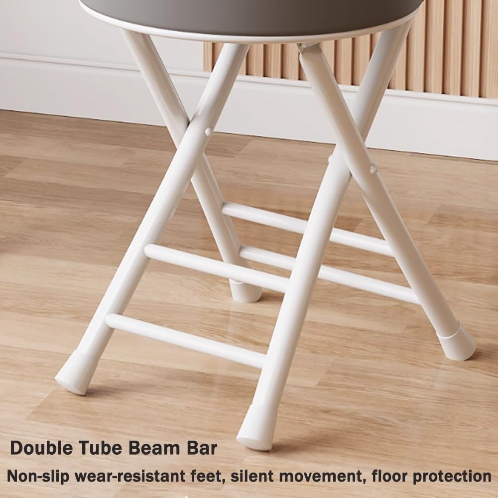 Black Padded Folding Stool X968059