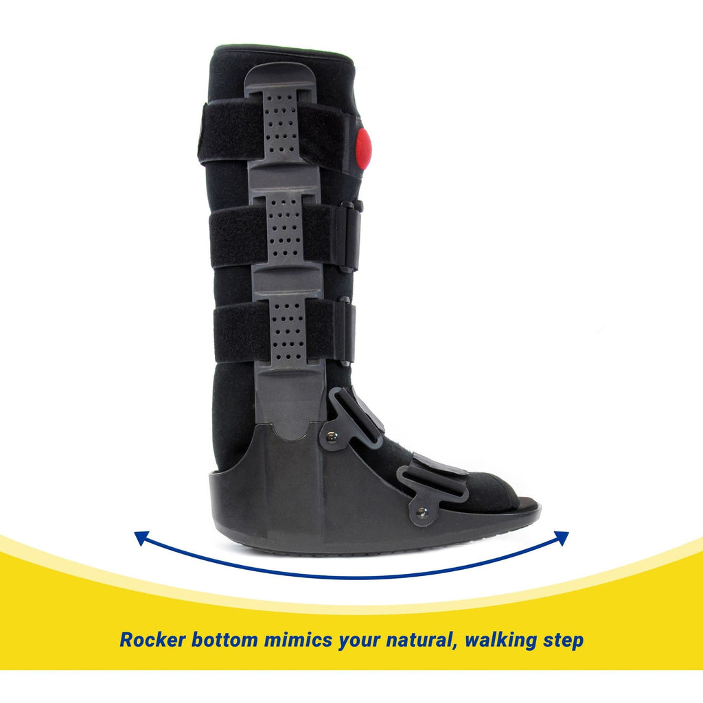 Tall Air CAM Walker Boot + Ankle & Foot Ice Pack Cold Wrap R1001