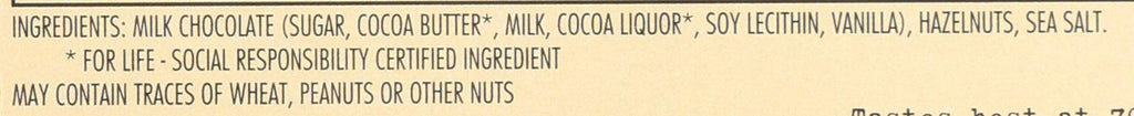 Hazelnut Milk Chocolate Bar 3.2 OZ E501506