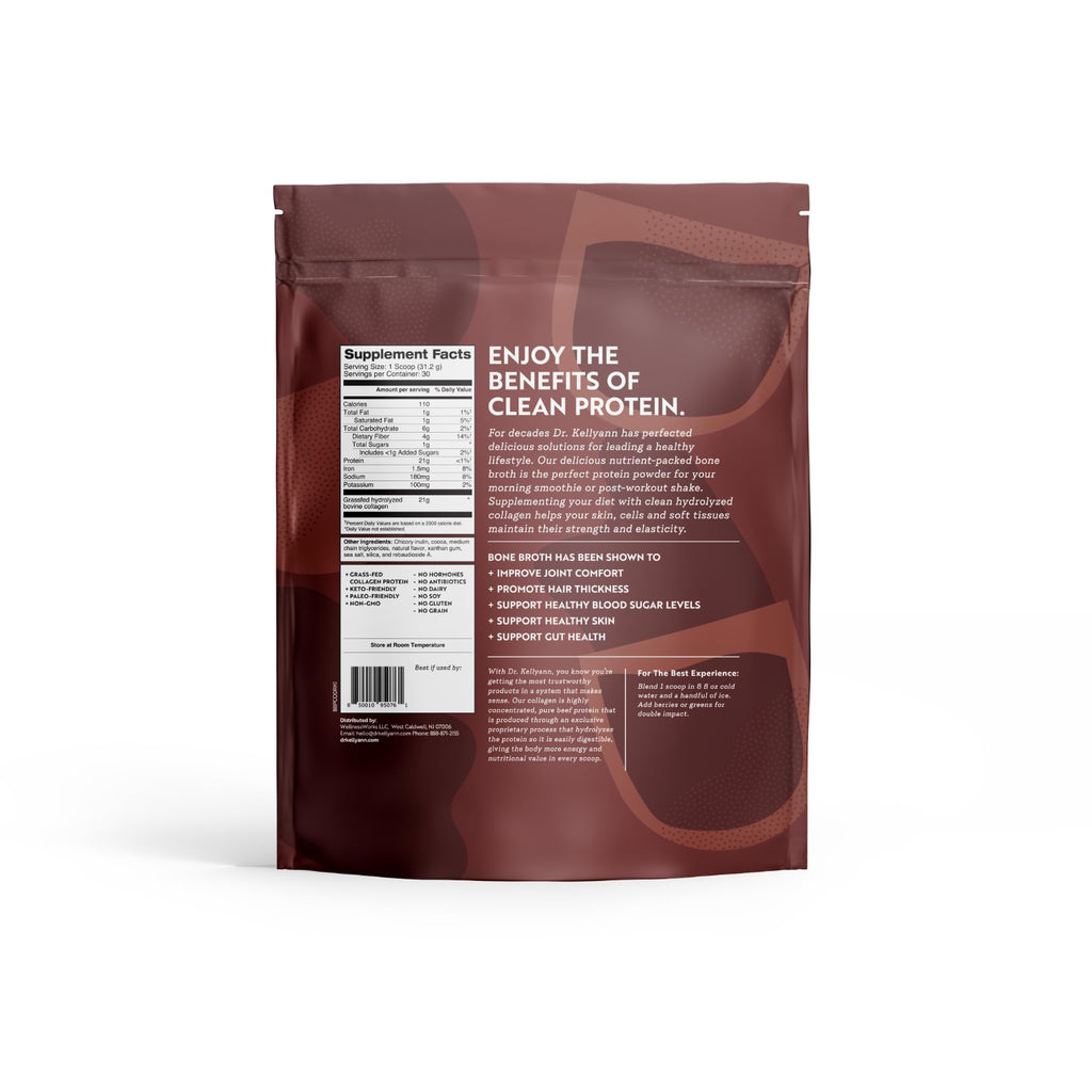 Chocolate Bone Broth Protein Powder 30 Servings A400708