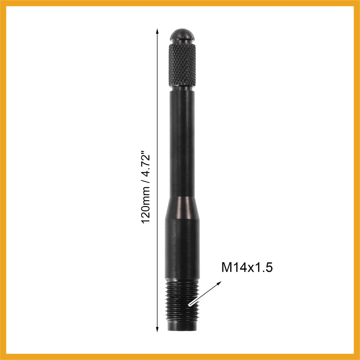M14x1.5 Wheel Alignment Pin Black S88349
