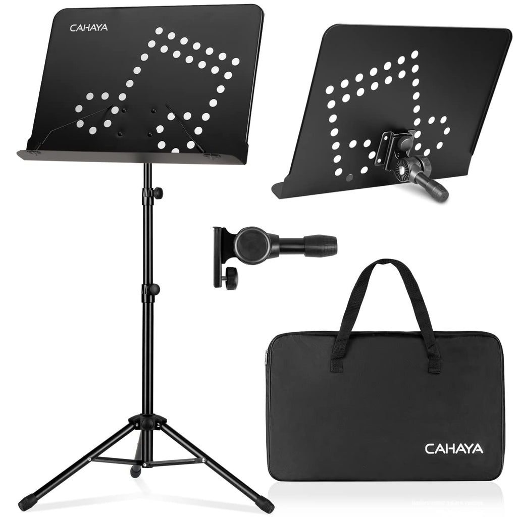 Adjustable Metal Sheet Music Stand with Carry Bag D234359