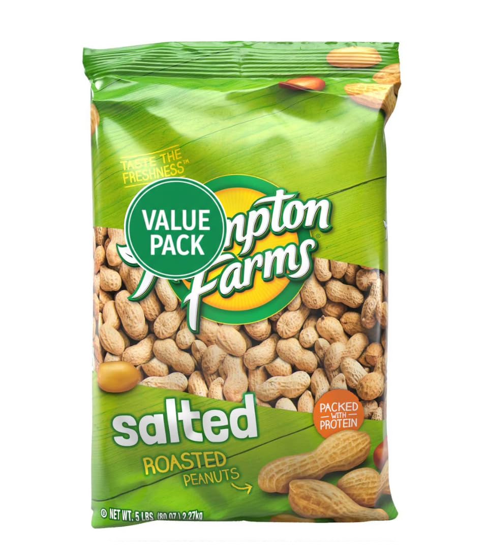 Salted In-Shell Peanuts 5 lb Bag D3624