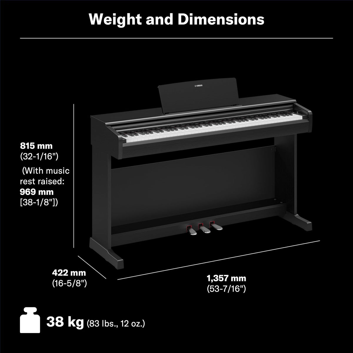 88-Key Weighted Digital Piano P981940