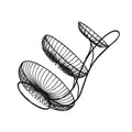 Black 3-Tier Iron Fruit Basket V895593