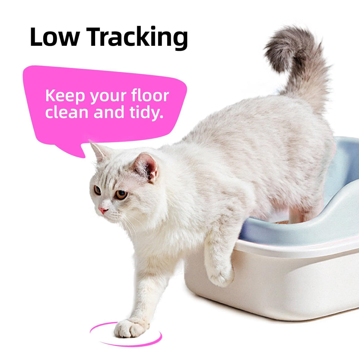 Clumping Cat Litter 99.9% Dust Free Flushable Mixed Tofu and Bentonite Odor Control 16.8lb N109523