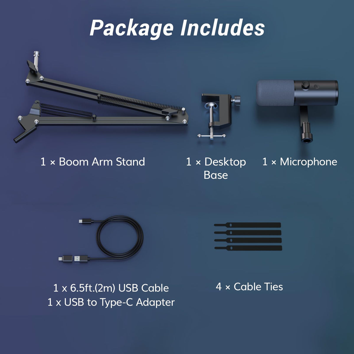 Dynamic Podcast Microphone V751