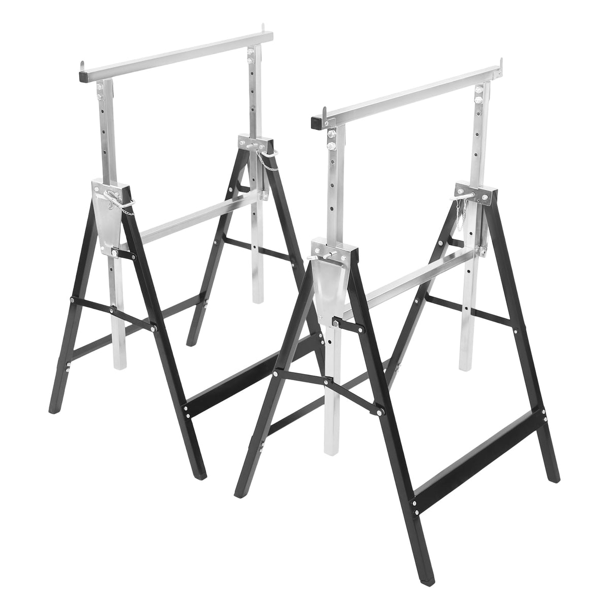 2 Pack Height Adjustable Folding Saw Horses U41180