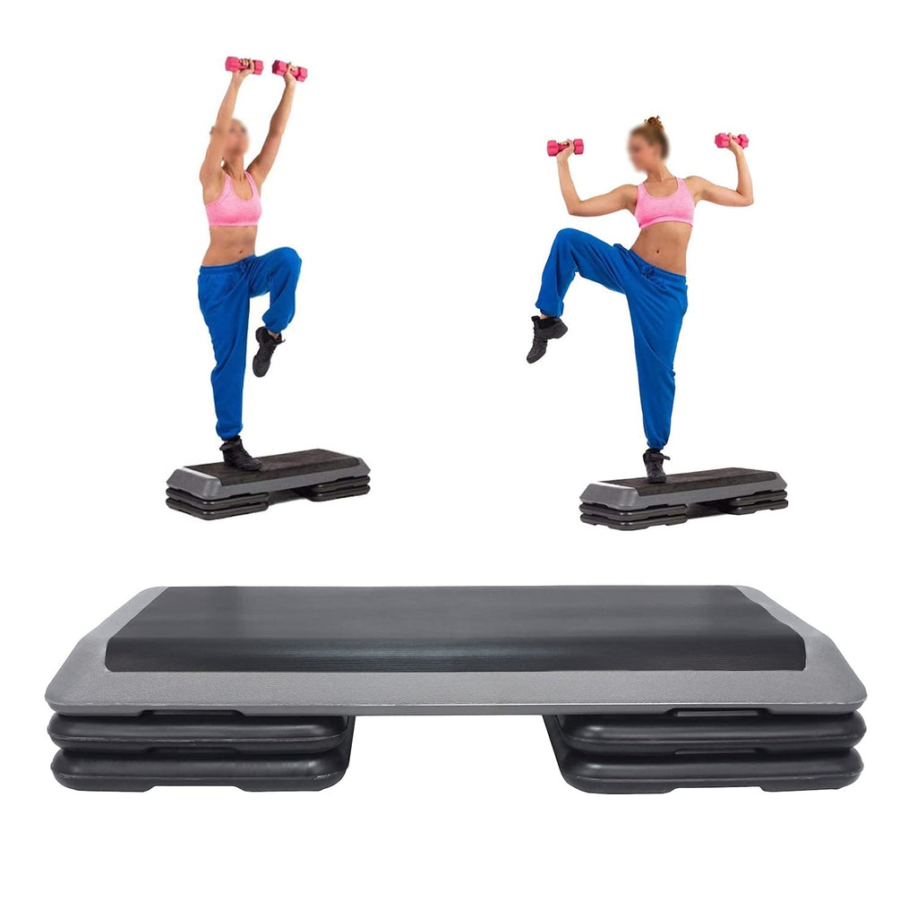 43'' Adjustable Aerobic Step Platform with Risers H660470