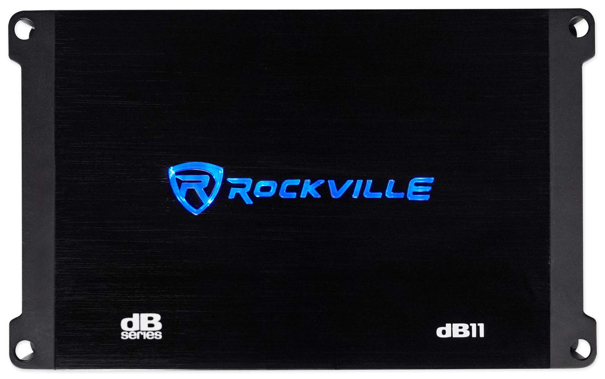 Dual 8" Loaded Car Subwoofer Enclosure with Amp H68356