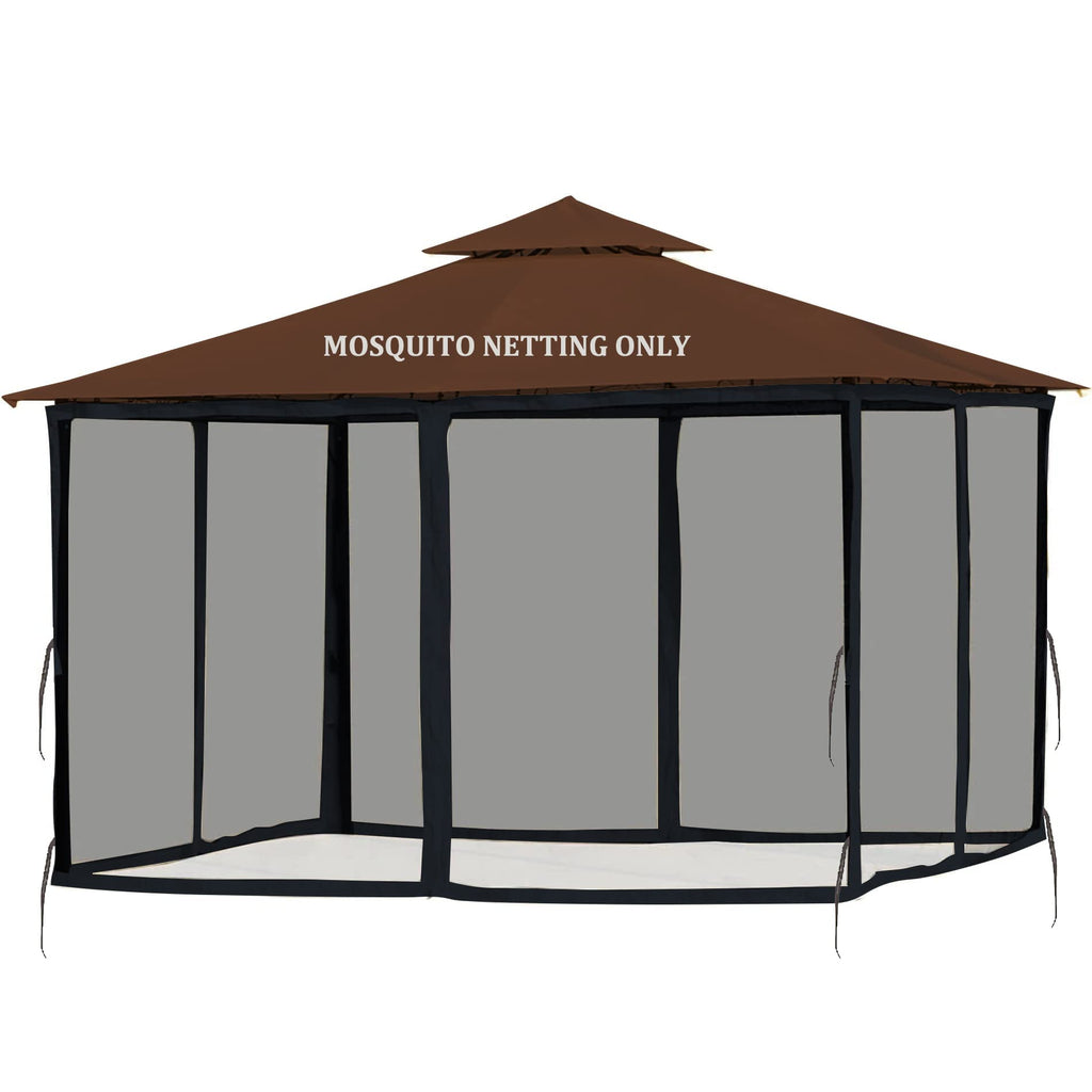 10x12 FT Black Mosquito Netting H987
