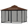 10x12 FT Black Mosquito Netting H987