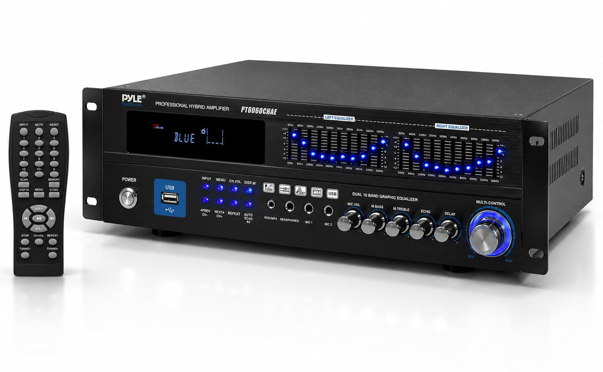 2000W 6-Channel Bluetooth Hybrid Home Amplifier D5110