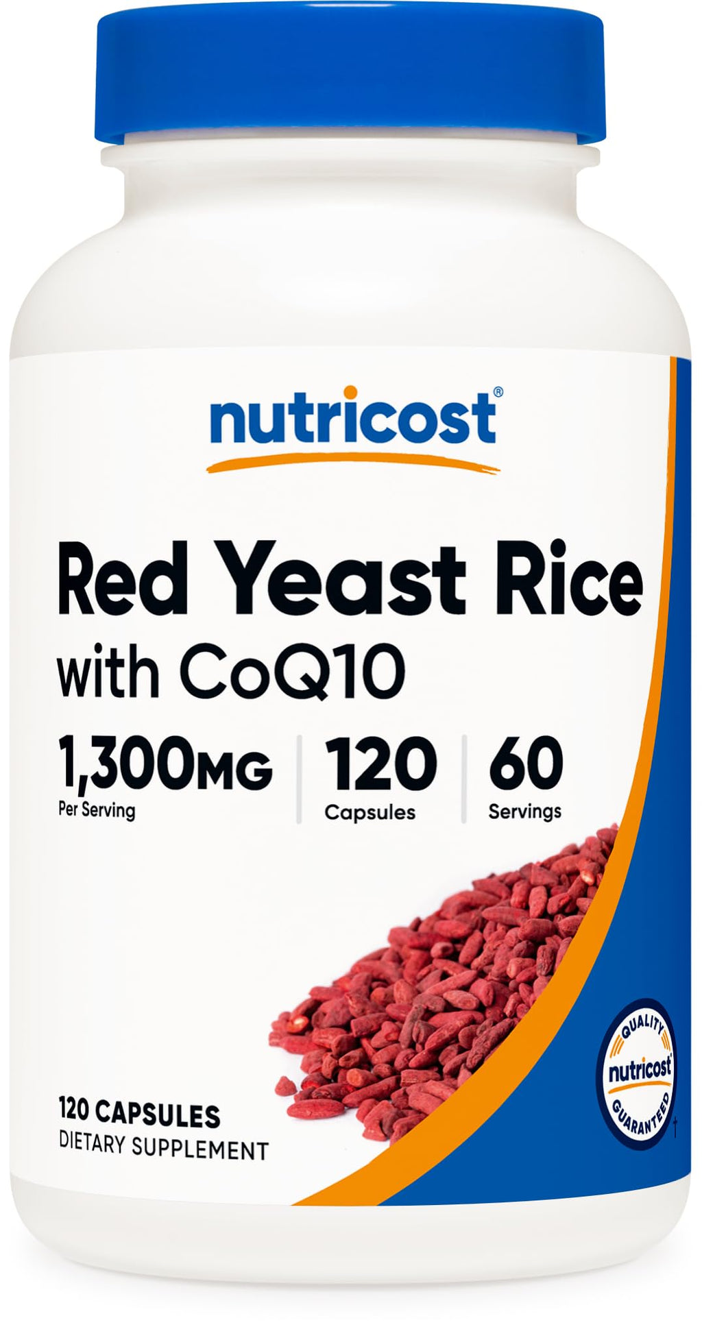 Red Yeast Rice with CoQ10 1300mg 120 Capsules N73177