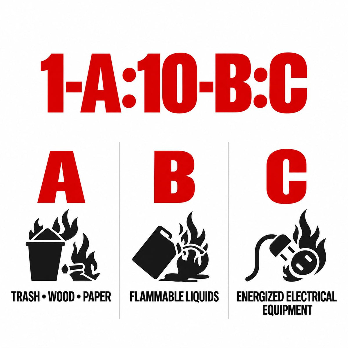 2.5 lb ABC Dry Chemical Fire Extinguishers 1-Pack B274681