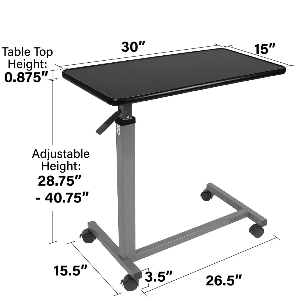 Adjustable Overbed Table with Wheels U29499