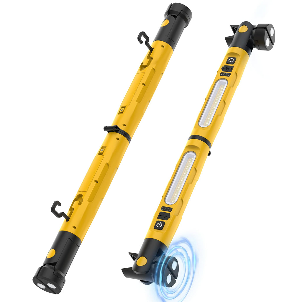 Magnetic Rechargeable LED Work Light with Detachable Dual Light Bars H27625