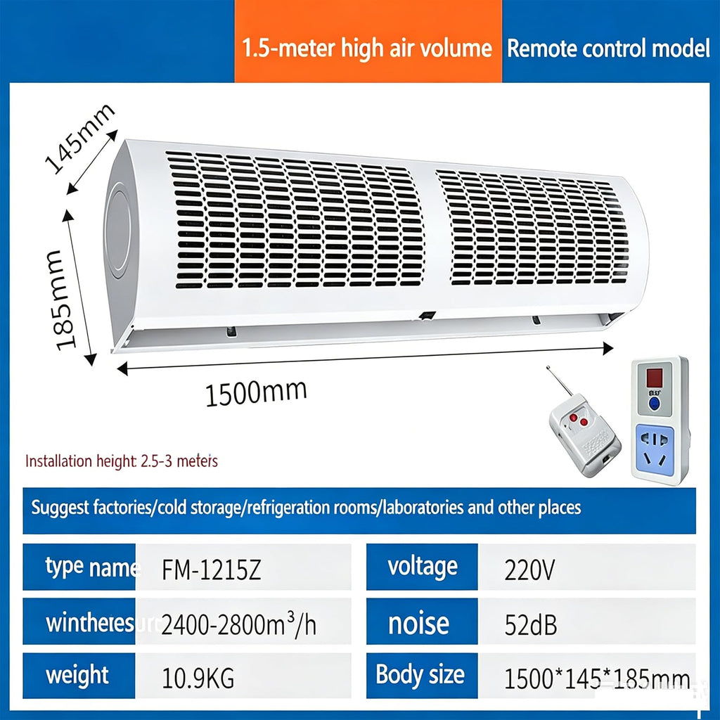 Commercial Air Curtain Blower with Remote Control S797