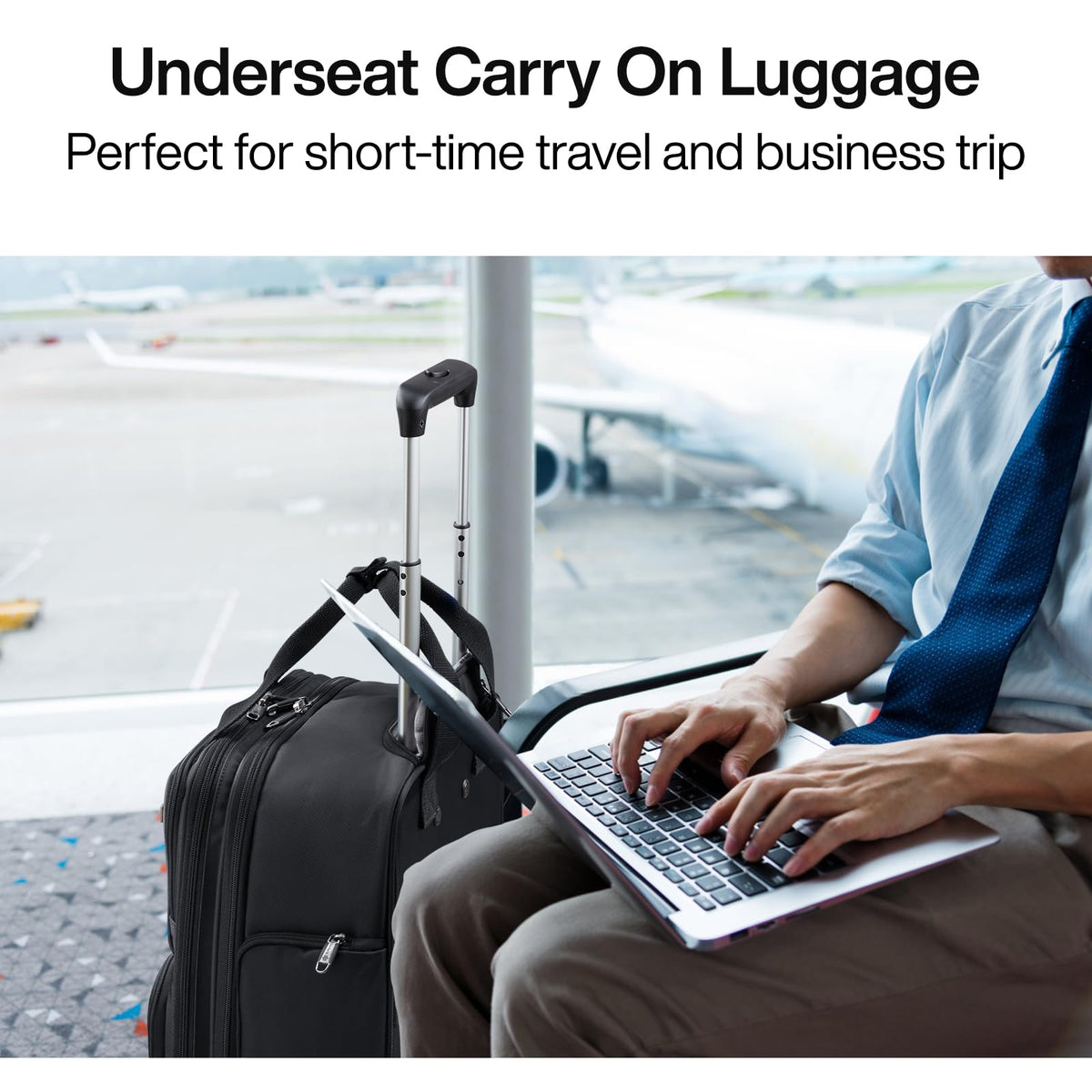 16 Inch Underseat Carry On Luggage with 2 Wheels L68569