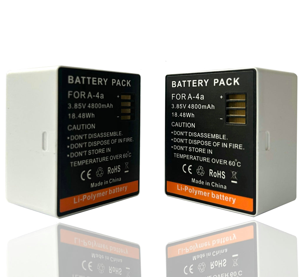 LCD Dual Charger with 2-Pack Batteries 3.85V 4800mAh H7183