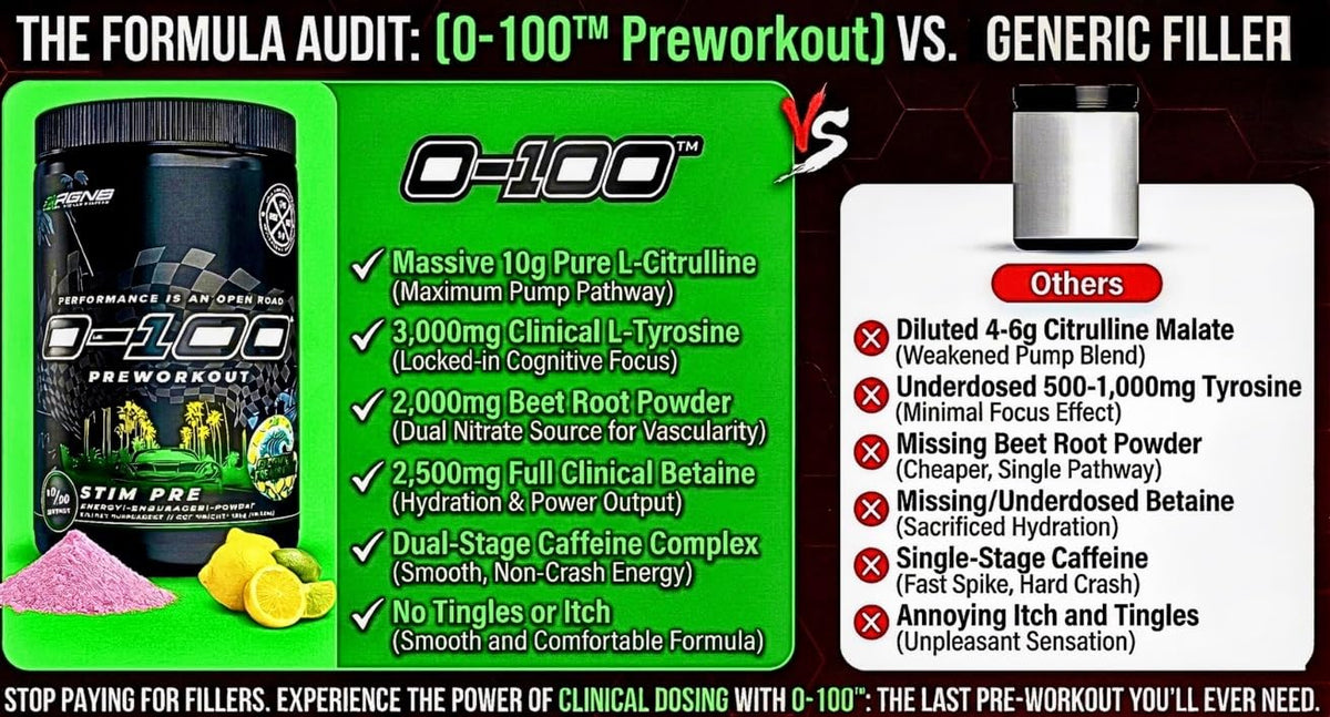 Citrus Tsunami Pre Workout Powder 40/20 Servings C769630