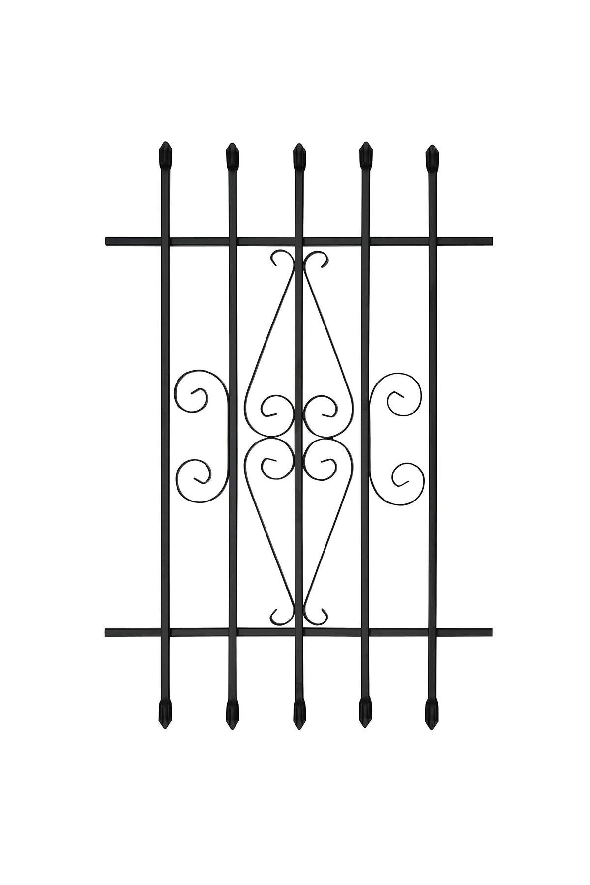 24 x 36 Black Window Bar Guard O210