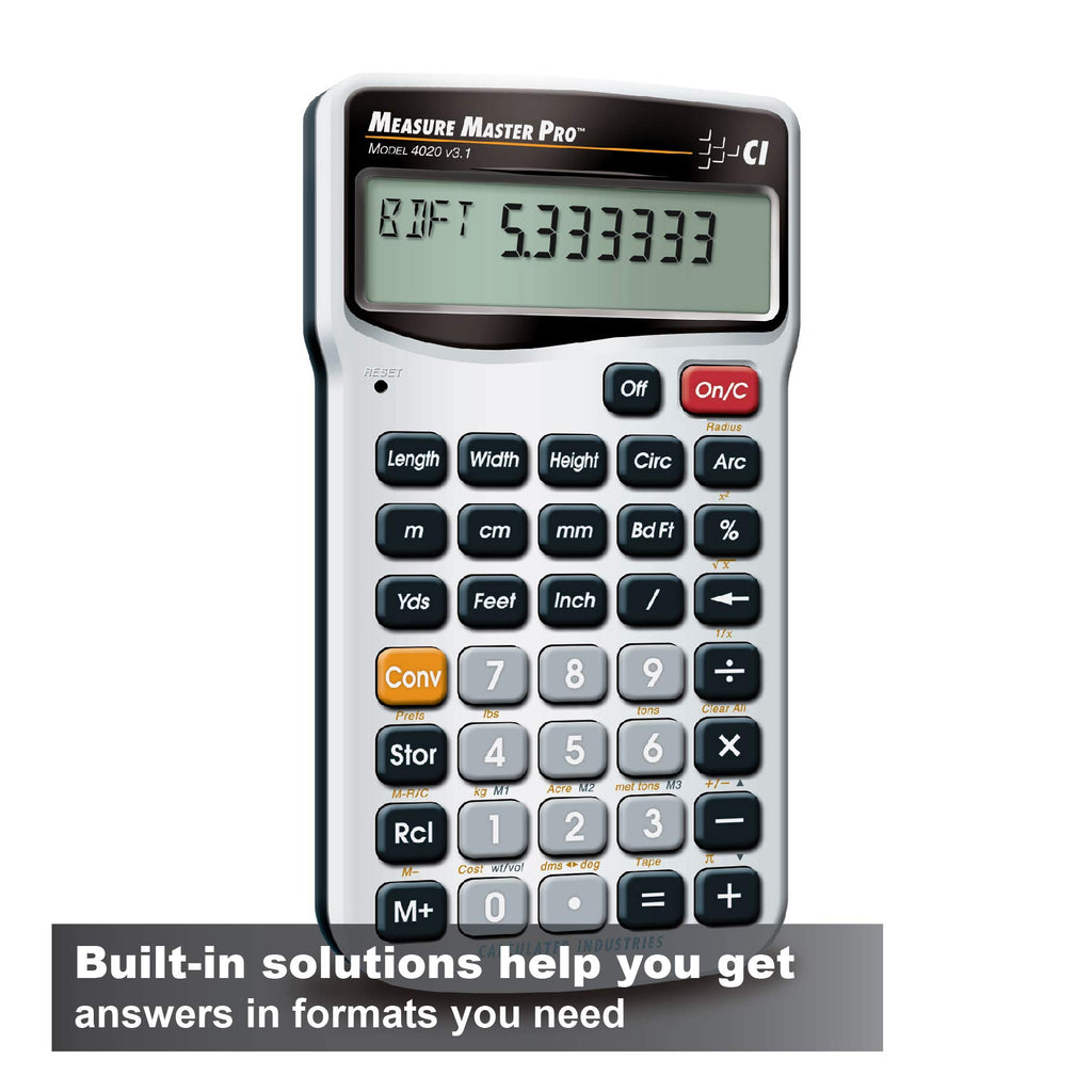 Construction Math Calculator M42563