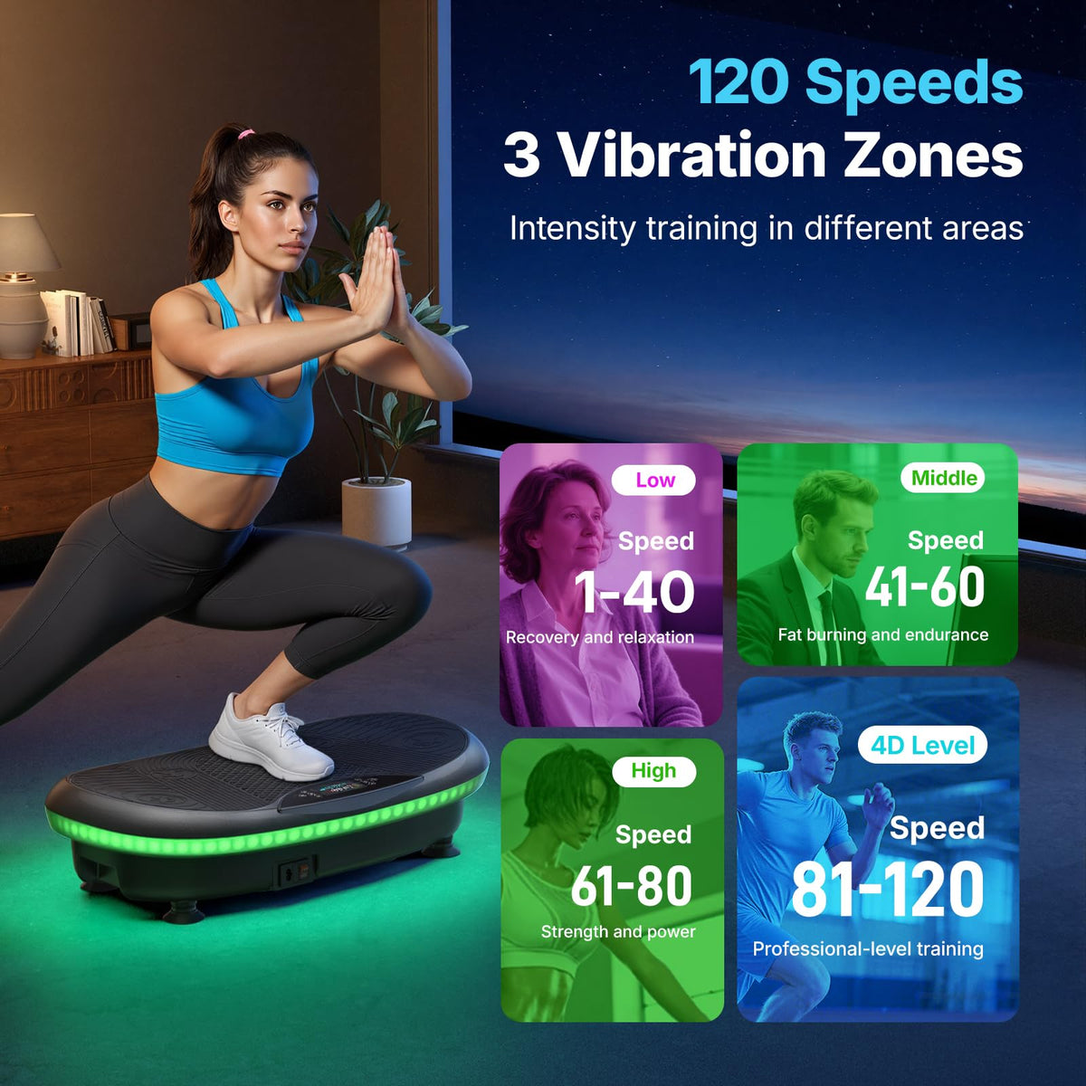 4D Vibration Plate Exercise Machine R43680