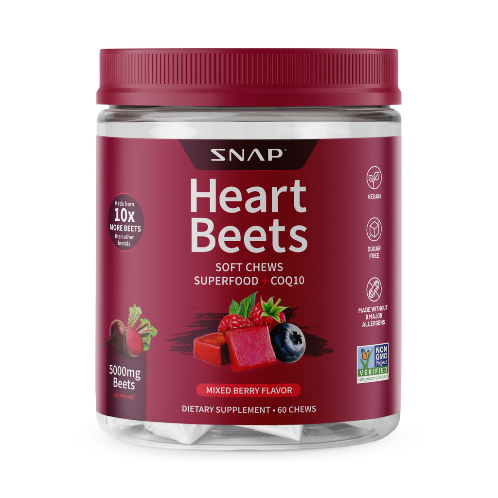 Beet Root Extract & CoQ10 Soft Chews, Mixed Berry, 60 Ct G3565