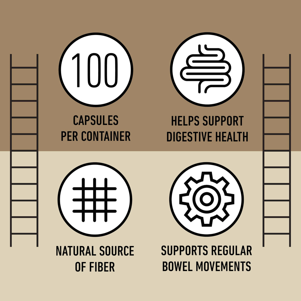 Organic Psyllium Husk Capsules 660mg 500ct S6574