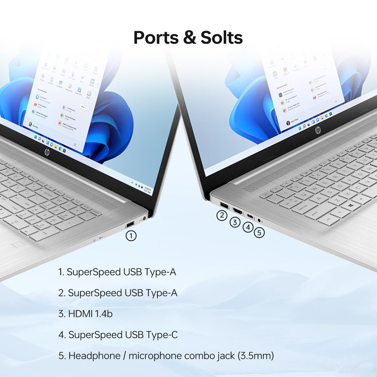 17.3" HD+ Touchscreen Laptop, Intel Core i7, 32GB RAM, 1TB SSD, Silver G834