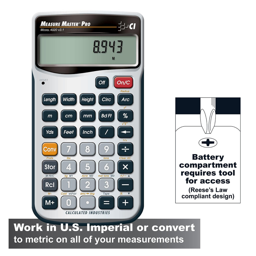 Construction Math Calculator M42563