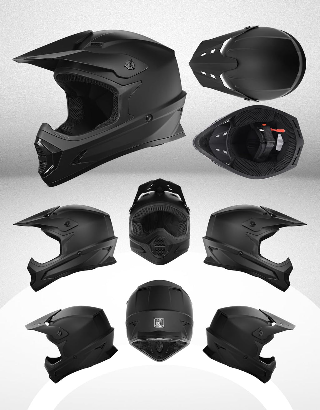 Kids DOT Approved Full Face Motocross Helmet E768