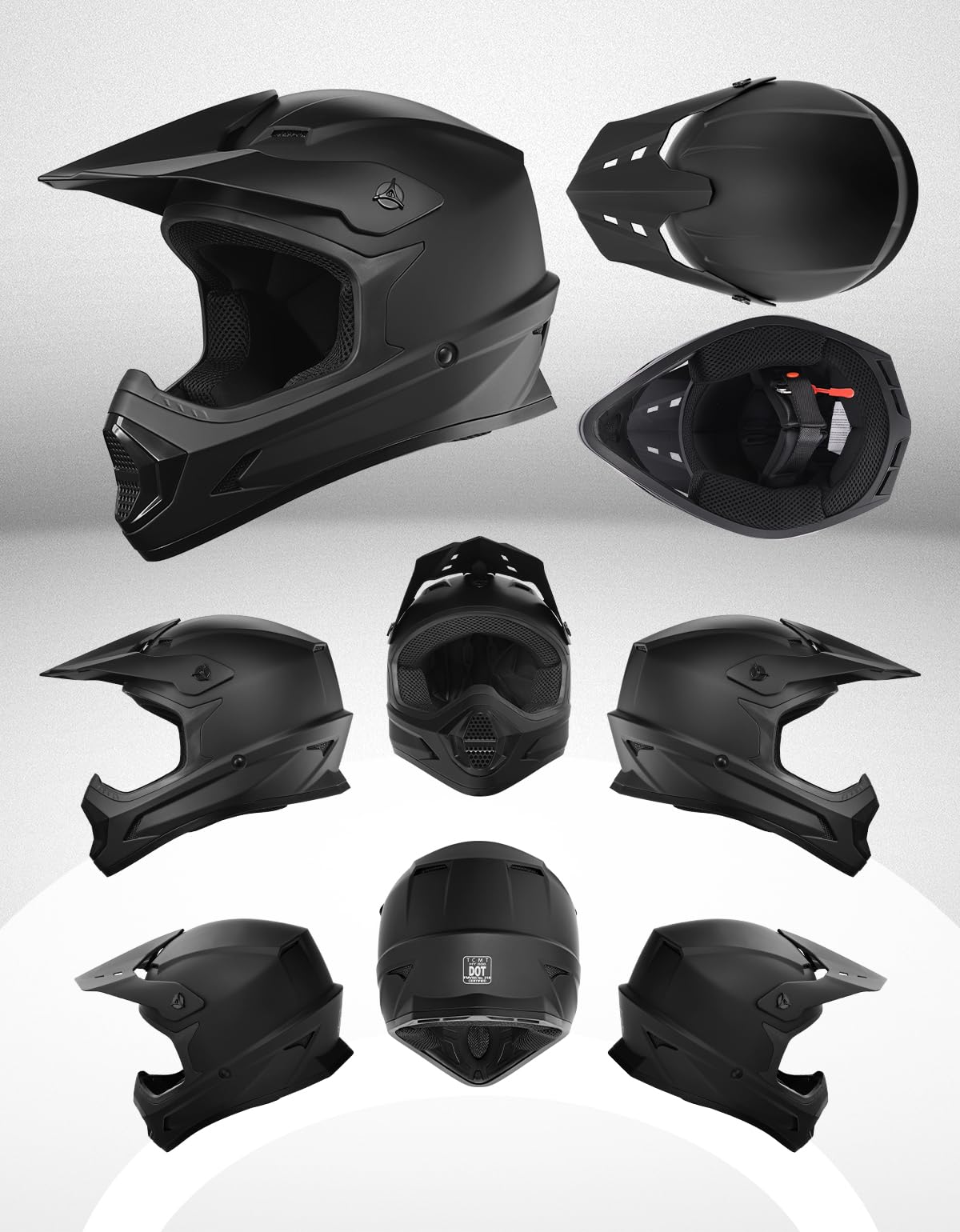 Kids DOT Approved Full Face Motocross Helmet E768