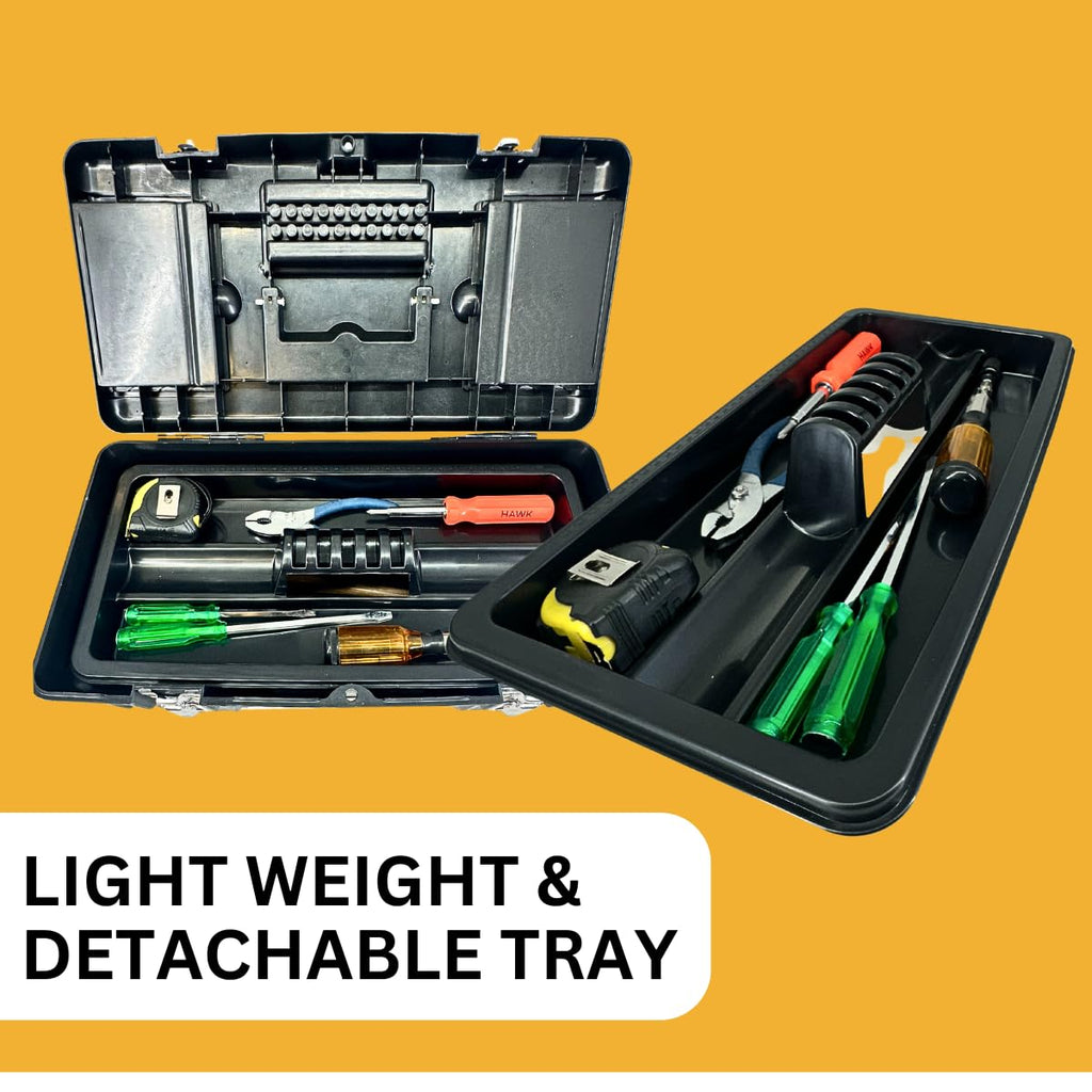 Plastic Tool Box with Metal Latches V7129