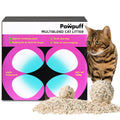 Clumping Cat Litter 99.9% Dust Free Flushable Mixed Tofu and Bentonite Odor Control 16.8lb N109523