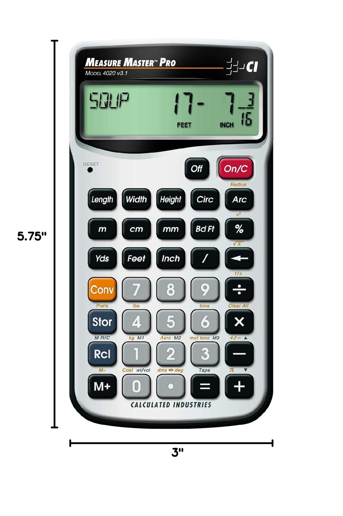 Construction Math Calculator M42563