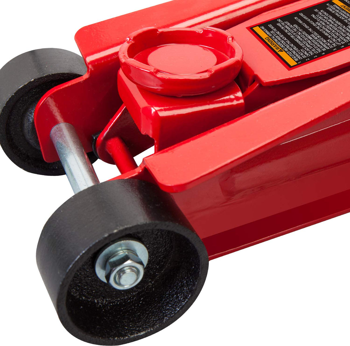 2.5 Ton Low Profile Hydraulic Trolley Floor Jack, Red D439
