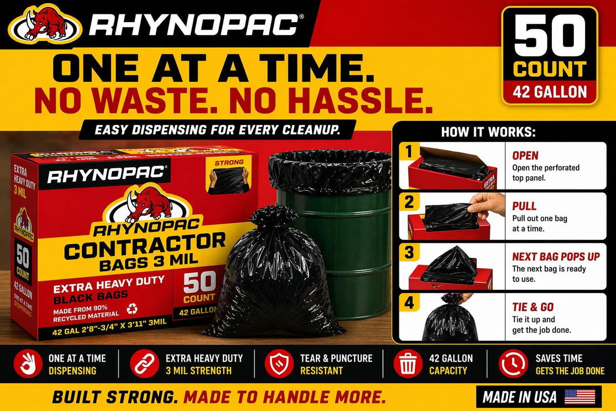 42 Gallon 3 Mil Contractor Trash Bag B138804